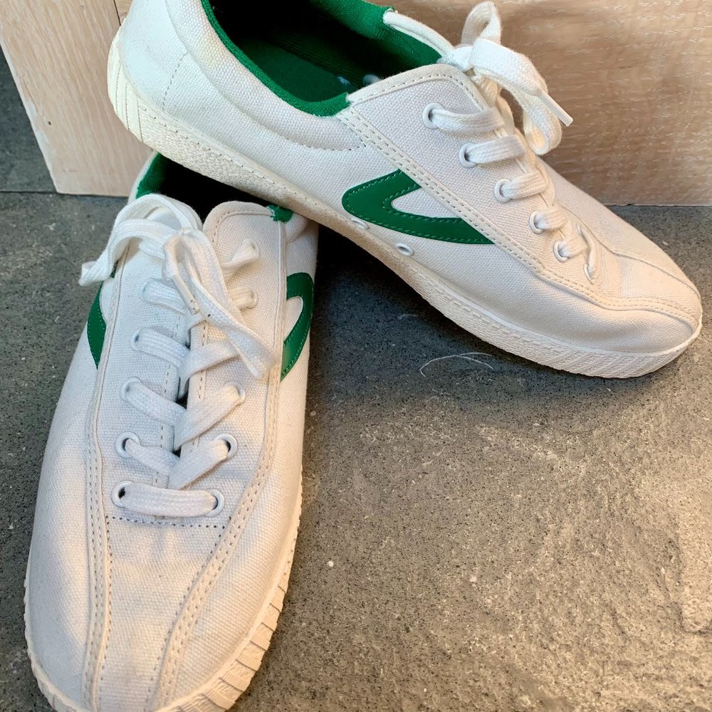 Women's Tretorn Retro Sneakers, Green, Size 10